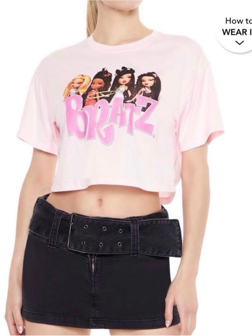 Forever 21 Bratz Cropped Graphic Tee